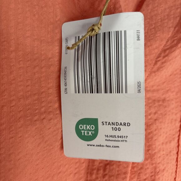 NEW Womens Seersucker Pajamas 2 Pc Short Sleeve Shorts 2 Pc Medium Pockets NWT - Picture 5 of 15